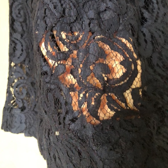 J. Crew Navy/Evening Blue Lace midi Skirt size 2 EUC - Picture 5 of 10